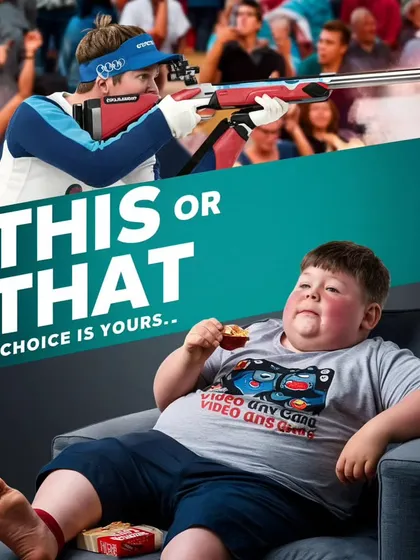 The choice is yours. Do you want to be a champion on the range or a champion on the couch? Get up and get active.