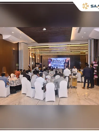 Fostering connections at our partner event in Lucknow with Enerbiz, where we shared insights on our advanced solar technologies.