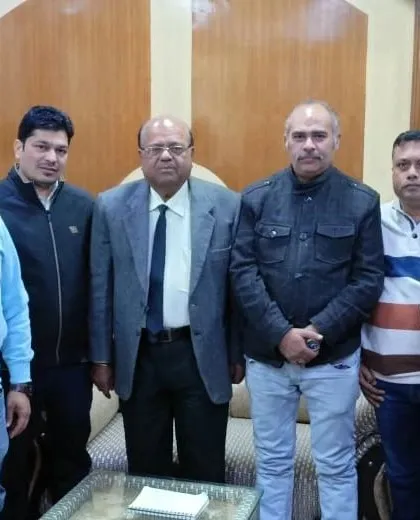 These photos show me with fellow members of the 'Rashtriya Lokadhikar Sangh'. We regularly meet to plan legal awareness camps and provide free legal assistance to those who cannot afford it.