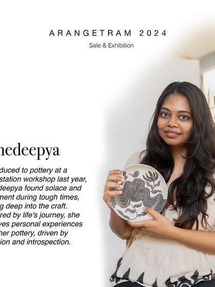 Clay Station - Pottery & Ceramics Classes & Workshops Our Community Showcase: Arangetram & Hunar photo 93