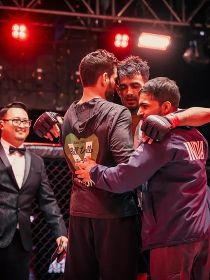 This is what it's all for. The grind, the sweat, the sacrifice. It all leads to this moment of brotherhood in the cage. We are a family, forged in battle.