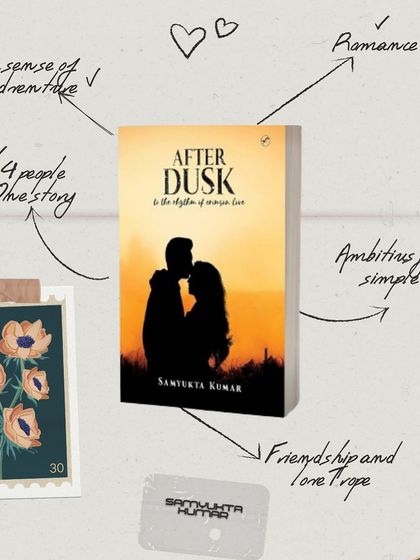 Our curated pick, "After Dusk," highlighted with notes on its themes of romance, adventure, and friendship. We help readers discover their next favorite book.
