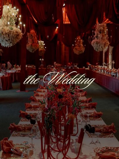 The Design Company - Event Design & Decor Regal Reds: Opulent Evening Celebrations photo 27