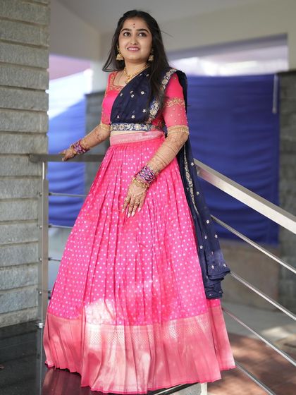 Chaithu Gowda - Custom Designer Ethnic Wear Langa Dhawani Creations photo 19
