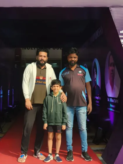 Our star performer Devansh at the National Ranking Table Tennis Championship in Panchkula. He had a fantastic run to the quarterfinals, showcasing his skill against top-ranked national players.