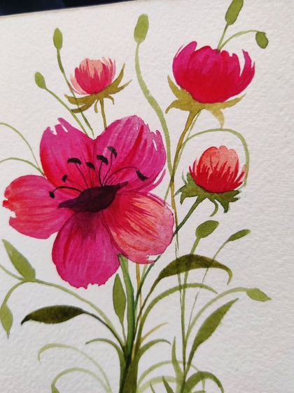 Pavna - Custom Artwork & Handmade Crafts Botanical Watercolor Paintings photo 39