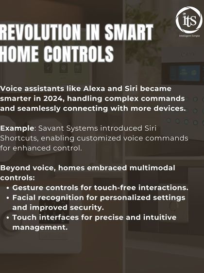 A look at the revolution in smart home controls, from smarter voice assistants to multimodal interfaces like gesture controls and facial recognition for personalized settings.