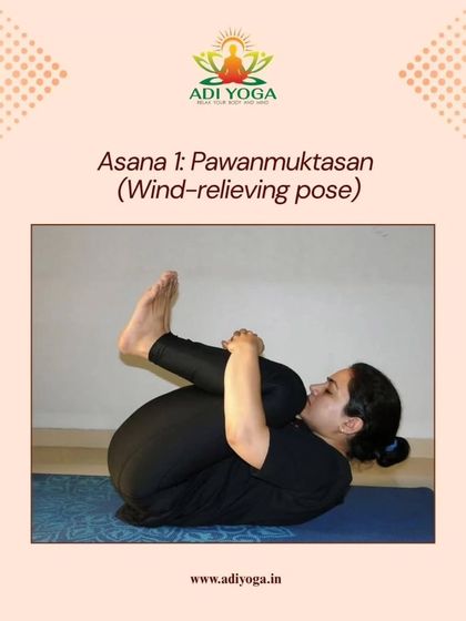 Pawanmuktasana, the Wind-Relieving Pose, is your gut's best friend. This asana helps release trapped gas and massages the abdominal organs to improve digestion and reduce bloating.