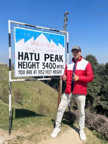 At Hatu Peak, at an altitude of 11,152 feet. High-altitude training presents unique challenges and benefits.