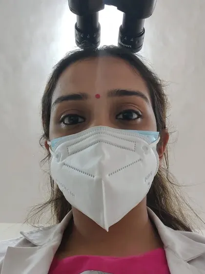 A selfie from my other world. My life as a pathologist, looking through a microscope, is about precision, detail, and diagnosis. This discipline and focus directly translate into my dance practice.