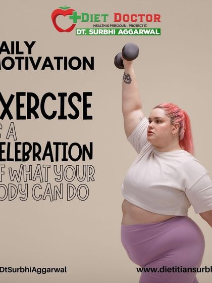 This daily motivation is a reminder that exercise is a celebration of your body's strength and capability. Shifting your mindset from punishment to celebration makes fitness an enjoyable, lifelong habit.