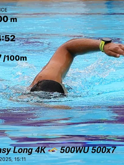 For my Ironman and triathlon athletes, the grind includes the pool. This is a look at a 3,500m long swim session, focusing on building endurance and perfecting technique in the water. I create balanced training plans that cover swim, bike, and run.