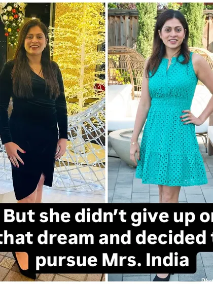 Amrruta, a doctor and mother, decided to pursue her dream of competing in Mrs. India. Her fitness journey was the first step, and this transformation shows her gaining the confidence to chase her goals.
