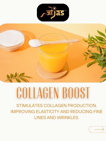 Vitamin C provides a powerful collagen boost. It stimulates collagen production, which improves your skin's elasticity and helps reduce the appearance of fine lines and wrinkles.