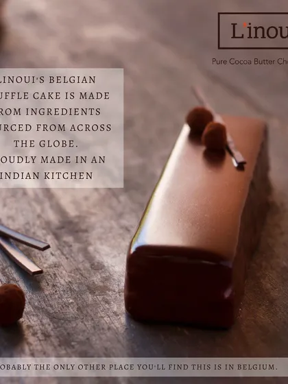 Our Belgian Truffle pastry is proudly made in our Indian kitchen using ingredients sourced from across the globe. This is world-class quality, available right here in Bengaluru.