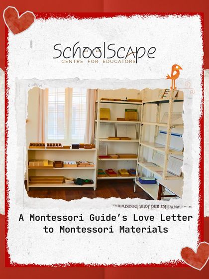 A Montessori guide's love letter to the materials. A prepared environment with ordered, accessible shelves is the foundation upon which a child's independent learning journey is built.
