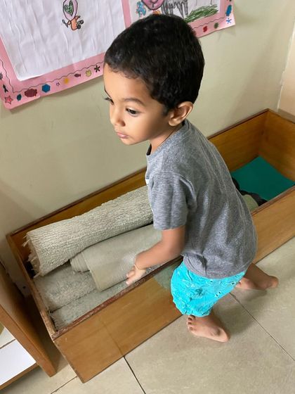 Siksha Montessori - Montessori Preschool & Kindergarten (Ages 2.5-6) Practical Life: Building Independence photo 49