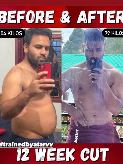 A 12-week, 25-kilo fat loss journey. This client went from 104 kg to 79 kg, completely changing his body composition and health.