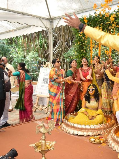 Emcee Pramod - Wedding Emcee & Host Vibrant Haldi & Mehendi Ceremonies photo 16