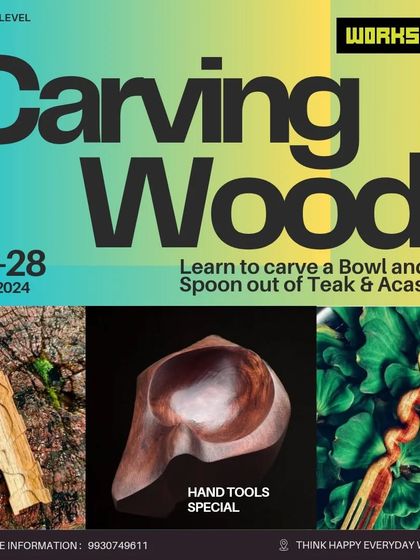 A look at our July schedule, featuring our two-day wood carving workshop. Learn to carve a bowl and spoon out of Teak and Acacia in this hand tools special.