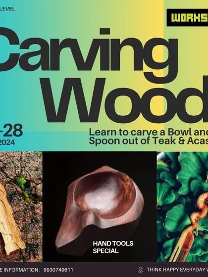 A look at our July schedule, featuring our two-day wood carving workshop. Learn to carve a bowl and spoon out of Teak and Acacia in this hand tools special.