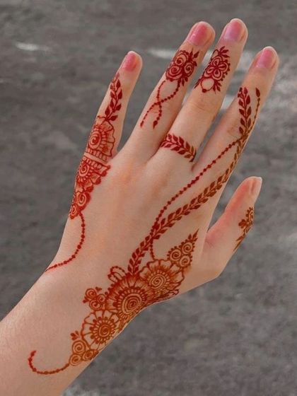 Hussaina Mehendi Artist - Party & Festive Mehendi The Rich Henna Stain: My Organic Promise photo 6