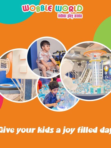 Give your kids a joy-filled day. This collage highlights the different ways kids can play and explore in our dynamic environment.