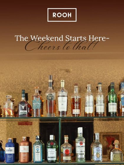 The weekend starts here. Our bar is fully stocked with a wide range of rare labels and timeless classics, ready to be crafted into your favourite drink.