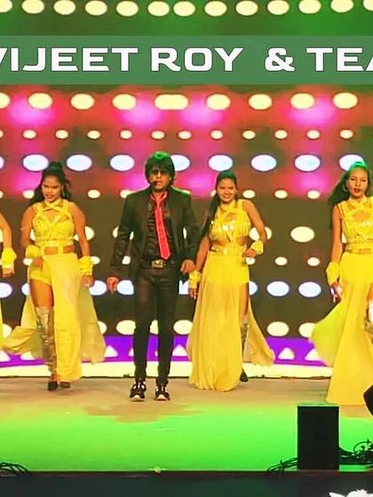 On stage for the Western Maharashtra Event Forum (WMEF) in Goa. Performing for fellow event industry professionals is always a special honor.