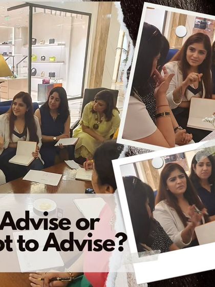 To advise or not to advise? As a professional, I believe in waiting for the invitation. My expertise is most valuable when it's sought, ensuring the advice is heard and applied.