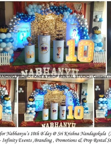 Infinity Events - Milestone Celebration Decoration Royal Prince & Princess Parties photo 10