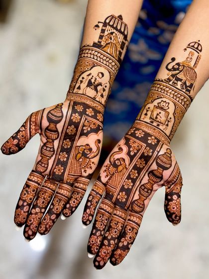 Mitali - Bridal Mehendi Custom Story & Portrait Mehendi photo 50