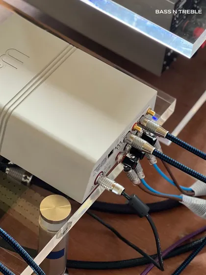 The back panel of the Wattson Audio Madison amplifier, showcasing its clean layout and high-quality connectors. Every detail is engineered for optimal performance.