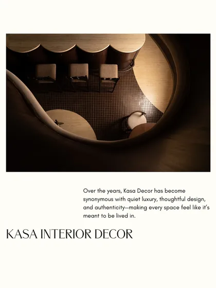 Over the years, Kasa Decor has become synonymous with quiet luxury and thoughtful design, making every space feel like it's meant to be lived in.