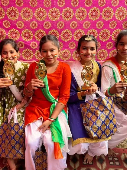 Nothing makes us prouder than seeing our students succeed. Here are some of our performers with the trophies they won at a Republic Day competition. We train them for excellence and celebrate every achievement.