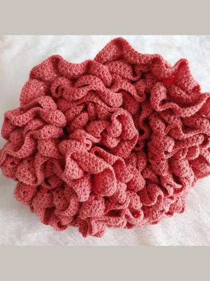 When gathered, the ruffles of the Christina Dollet Skirt look like a beautiful bouquet of flowers.