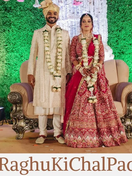 The happy couple posing for a photo after their wedding ceremony. We ensure that even the formal photo sessions are relaxed and capture the couple's true personalities.
