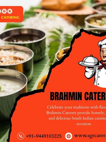 Celebrate your traditions with flavor. Our Brahmin catering provides homely, hygienic, and delicious South Indian cuisine for any occasion, as shown in this image of a traditional meal.