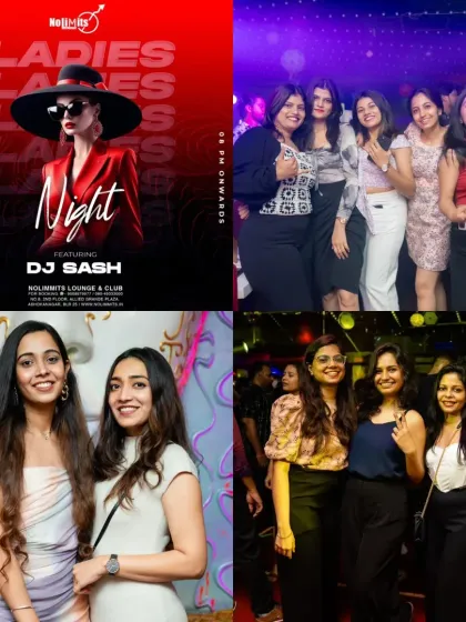 Ladies' Nights are a staple of my weekly schedule. This collage from a night at Nolimmits captures the fun and energy, where I spin exclusive remixes and make sure it's a memorable night for everyone.
