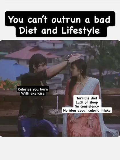 You can't outrun a bad diet and lifestyle. The calories you burn with exercise are easily negated by a terrible diet, lack of sleep, and no awareness of your caloric intake.