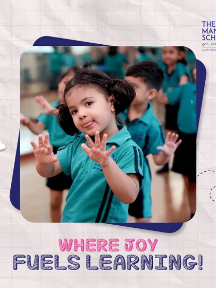 Joy fuels learning at our school. The happy and engaged expression on this student's face is a common sight in our classrooms, where we make learning a delightful experience.