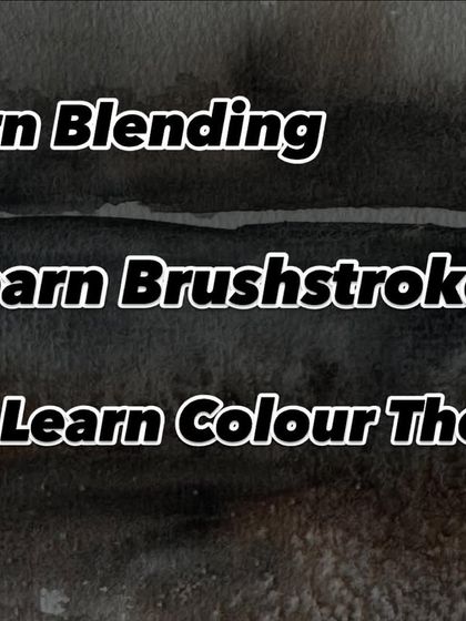 My watercolor course covers all the essentials. You will learn blending, brushstrokes, and color theory to create beautiful and confident paintings.