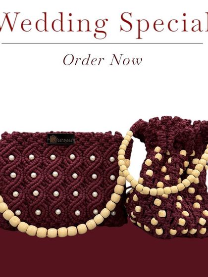 Eshtyles - Custom Macrame Gifting & Bulk Orders Handcrafted Bags: Slings, Totes & Potlis photo 73