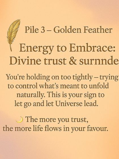 What energy are you being guided to embrace? This reading helps you understand if you need to focus on self-love, growth and grounding, or divine trust and surrender.