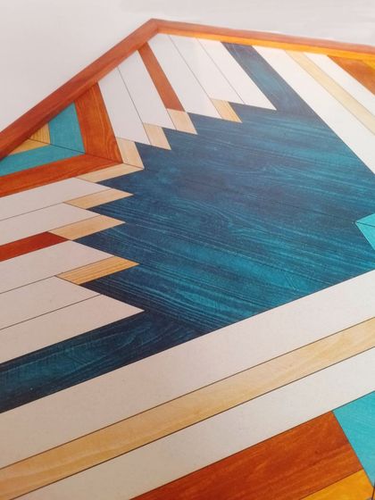 Best of Bharat - 3D & Sculptural Wall Art Colorful Boho & Aztec Mosaics photo 11