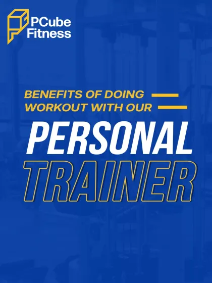 A graphic highlighting the benefits of working out with one of our personal trainers.