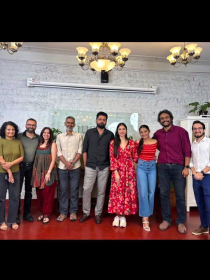 We love it when creative minds gather at Justbe. Thank you to the wonderful cast and crew for spending time with us.