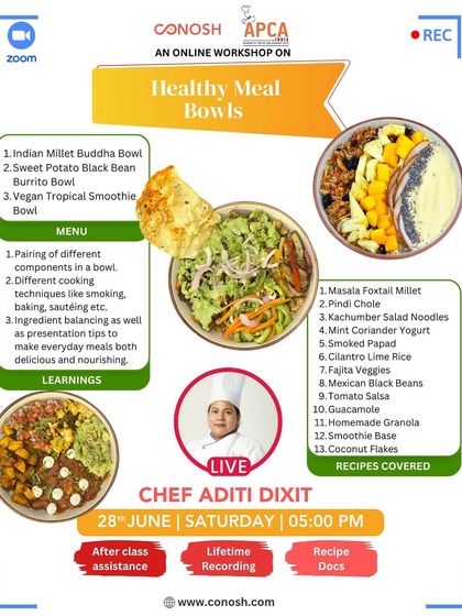 Conosh - Online Culinary Workshops Global Flavors: Savory Workshops photo 9