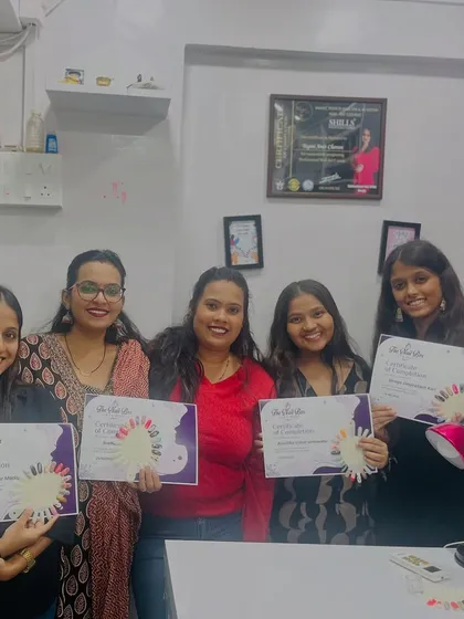 This is my third batch of the Soft Gel Extension Master Class, all smiles on graduation day. I am so proud of their hard work and can't wait to see them start their own journeys as nail artists.