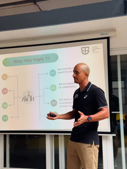Our Head of Sports Science kicks off a session on the WADA code. We are committed to building a culture where athletes thrive by competing clean, fair, and focused.